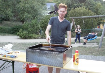 Grosse Grillparty bei unseren Nachtfaltern!