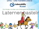 Laternen basteln im Krabbelkreis!